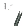Profilo guida a U in acciaio zincato 30/28 sp 6/10 L 3 m grigio