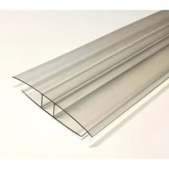 Profilo in policarbonato giunzione "H" Onduline L 210 cm sp 10 mm trasparente