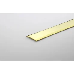 Profilo per piastrelle in ottone Piattobras adesivo 31 mm