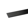 Profilo piatto 2 m 30x2 mm nero spazzolato