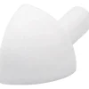 Profilo terminale a quarto di tondo angolo esterno PVC bianco lucido 10 mm