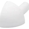 Profilo terminale a quarto di tondo angolo esterno PVC bianco opaco 10 mm