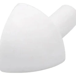 Profilo terminale a quarto di tondo angolo esterno PVC bianco opaco 10 mm