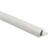 Profilo terminale a quarto di tondo in PVC bianco lucido 10 mm x 2,5 m