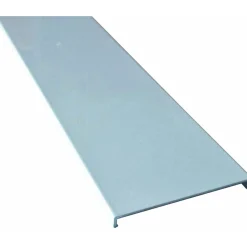 Profilo terminale CoverGlass alluminio bianco quadro 1 m