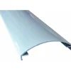 Profilo terminale CoverGlass alluminio bianco curvo 2,5 m
