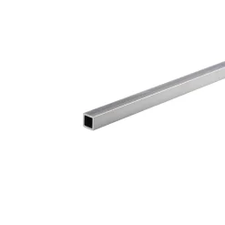 Profilo tubo quadro 1 m 20x20 mm alluminio naturale