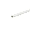 Profilo tubo tondo 1 m x Ø 8 mm in pvc bianco opaco