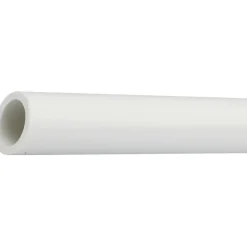 Profilo tubo tondo 1 m x Ø 12 mm in pvc bianco opaco