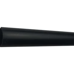 Profilo tubo tondo 1 m x Ø 8 mm in pvc nero opaco