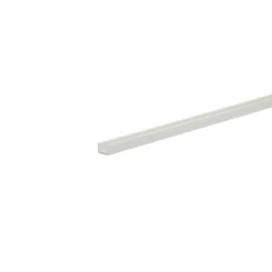 Profilo U 2,6 m 18x10 mm in pvc bianco opaco
