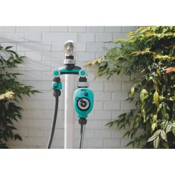Programmatore elettronico irrigazione GF 16 easy azzurro grigio