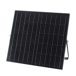 Proiettore LED solare in alluminio con pannello solare separato 2500 lm