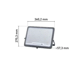Proiettore solare LED ad alta luminosità dimmerabile 3700 lm