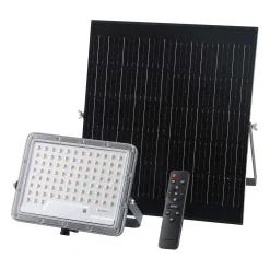 Proiettore solare LED alta luminosità 2000 lm alluminio