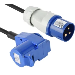Prolunga elettrica 10 m H07RN-F 3G1,5 presa tedesca doppia