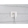 Prolunga flat 0,5 mt con spina e presa 10A BI