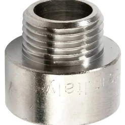 Prolunga ridotta in ottone cromato 3/8`` M x 1/2`` F