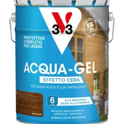 Protettivo Completo per Legno ACQUA GEL Noce Scuro 10 l