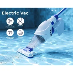 Pulitore elettrico per piscina Gre Electric Vac a batteria 250 W