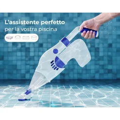 Pulitore elettrico per piscina Gre Electric Vac a batteria 250 W