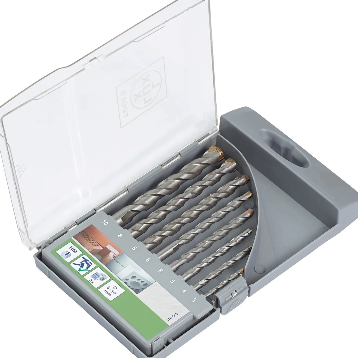 Punte per trapano LUX-TOOLS set 8 pz