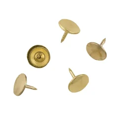 Puntina da disegno con testa ricoperta in ottone lucido 9 mm x 8 mm 400 pz