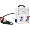 Quadro elettrico 230 V~ 2 prese civili 1 industriale 2 poli-1 industriale 3 poli