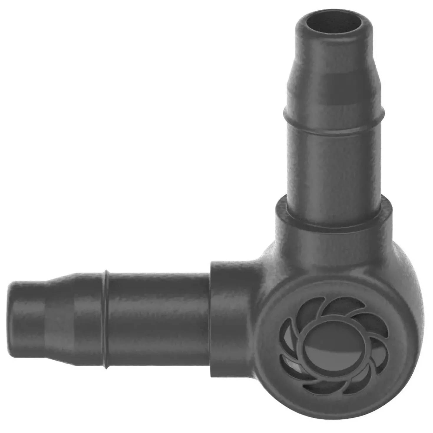 Raccordo a L Gardena per tubi Micro-Drip-System 4,6 mm (3/16")