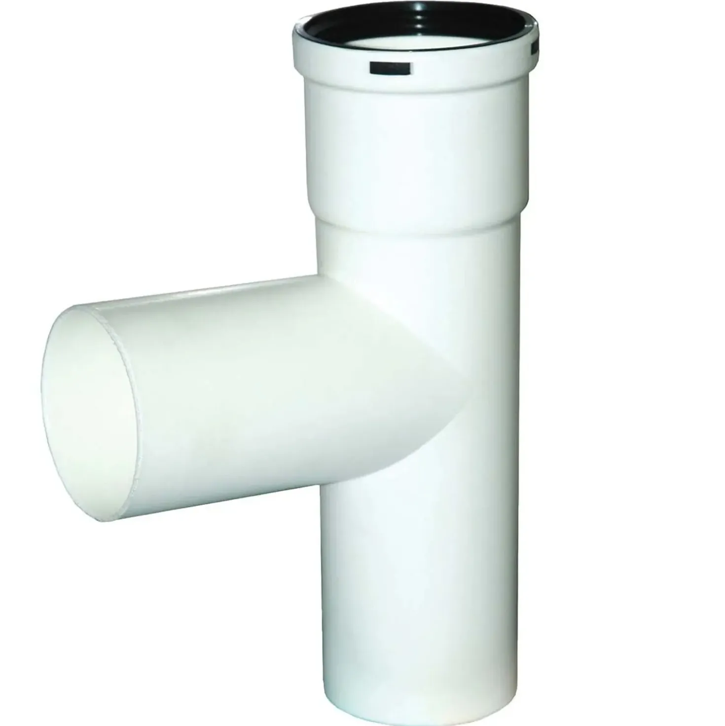 Raccordo a T MMF Ø60 in PP per scarico condensa bianco