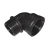 Raccordo gomito maschio/femmina pp curvo 1"-1/4