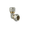 Raccordo gomito per multistrato a stringere 16 x 16mm
