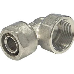 Raccordo multistrato a gomito femmina Ø 1/2 x 16 mm