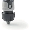 Raccordo Portagomma G.F. "ACQUASTOP" 3/4" (Soft Touch) Grigio