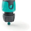 Raccordo Portagomma G.F. "ACQUASTOP" 1/2-5/8" (Soft Touch) Blu
