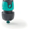 Raccordo Portagomma G.F. "ACQUASTOP" 3/4" (Soft Touch) Blu