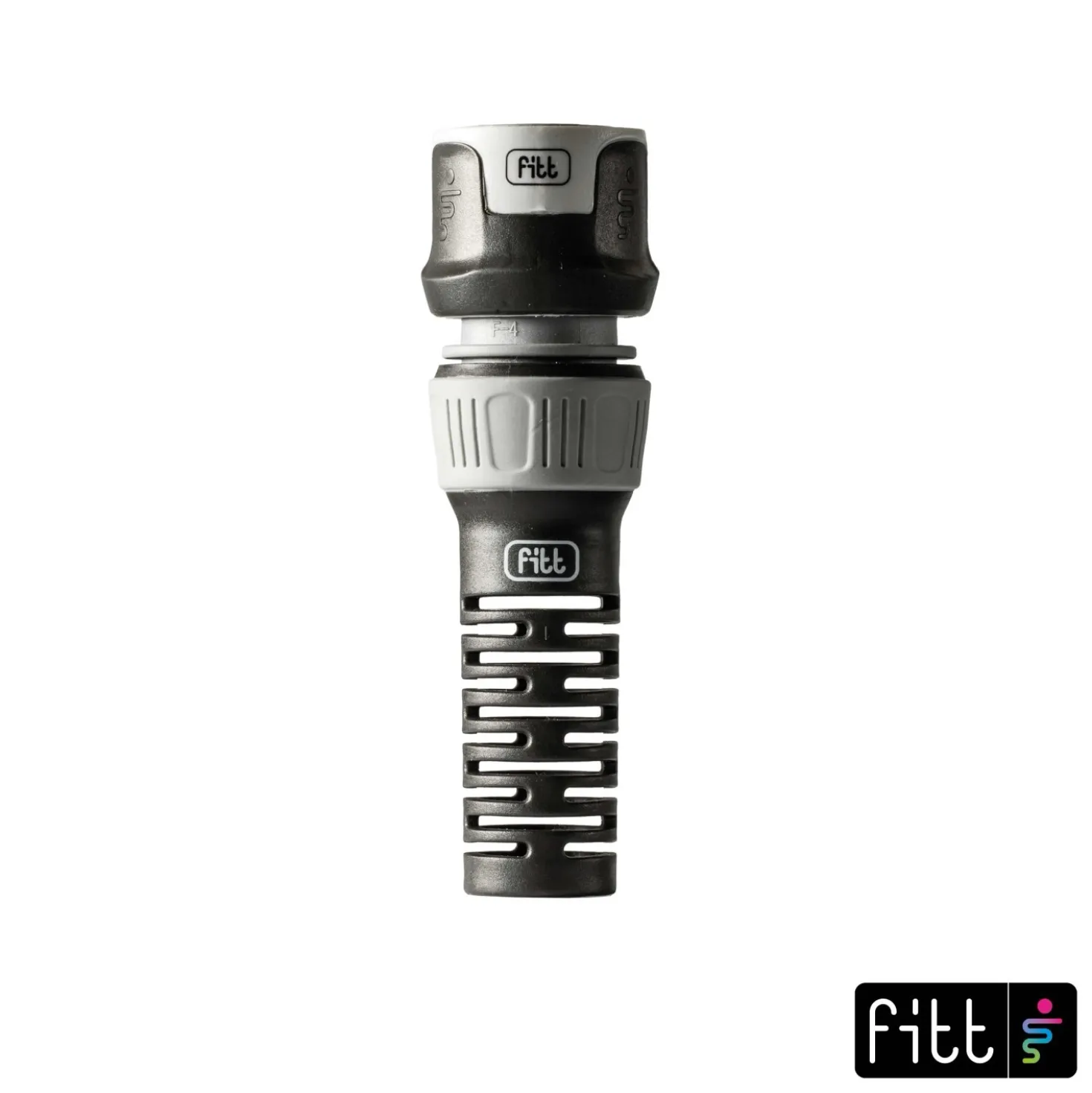 Raccordo rapido con aquastop FITT per Tubo irrigazione da 12,5 a 15 mm