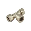 Raccordo tee femmina per multistrato a stringere 1/2" x 20mm