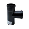 Raccordo tubo stufa a pellet T 90° FFM Ø 80 mm SP 1,2 mm con guarnizione