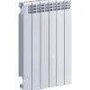 Radiatore Helyos in alluminio interasse 80 cm 6 elementi bianco