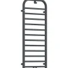 Radiatore termoarredo Idrostile 458 W h 121 cm 500x1210 mm titanio opaco