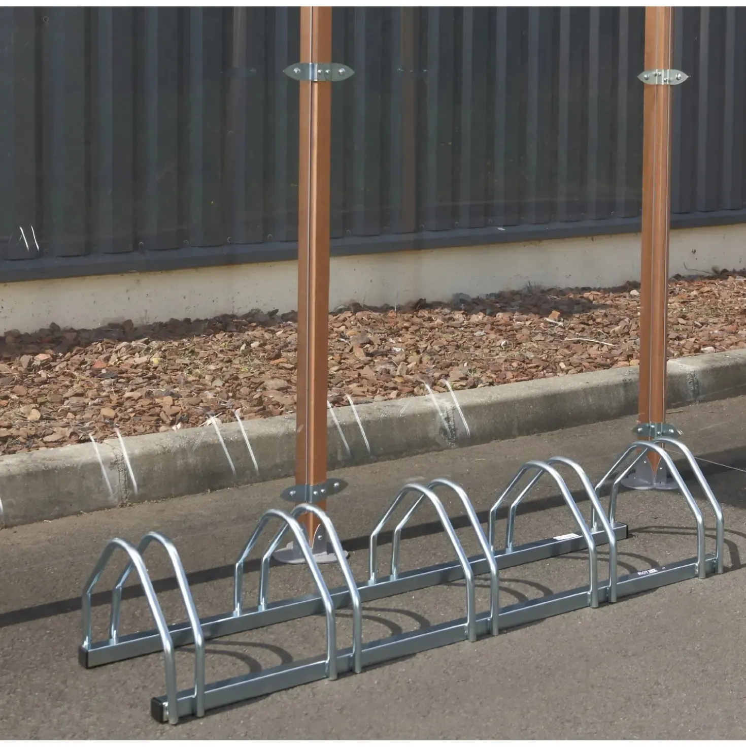 Rastrelliera bici zincata 5 posti