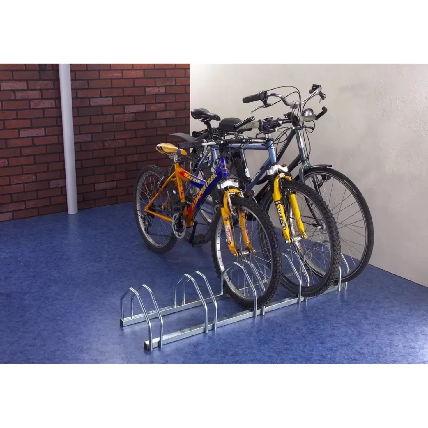 Rastrelliera bici zincata 5 posti