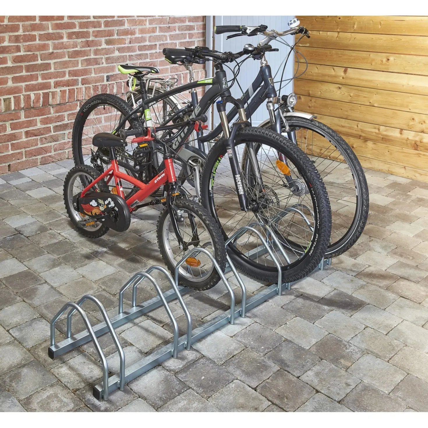 Rastrelliera bici zincata 5 posti