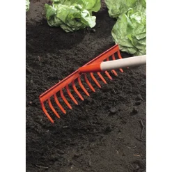 Rastrello da giardino 14 denti LUX-TOOLS con manico 140 cm