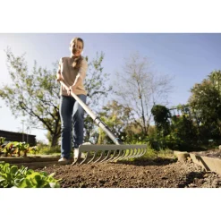 Rastrello Gardena PureLine in acciaio rivestito L 36 cm