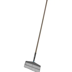 Rastrello per erba Gardena NatureLine L 43 cm con manico in legno