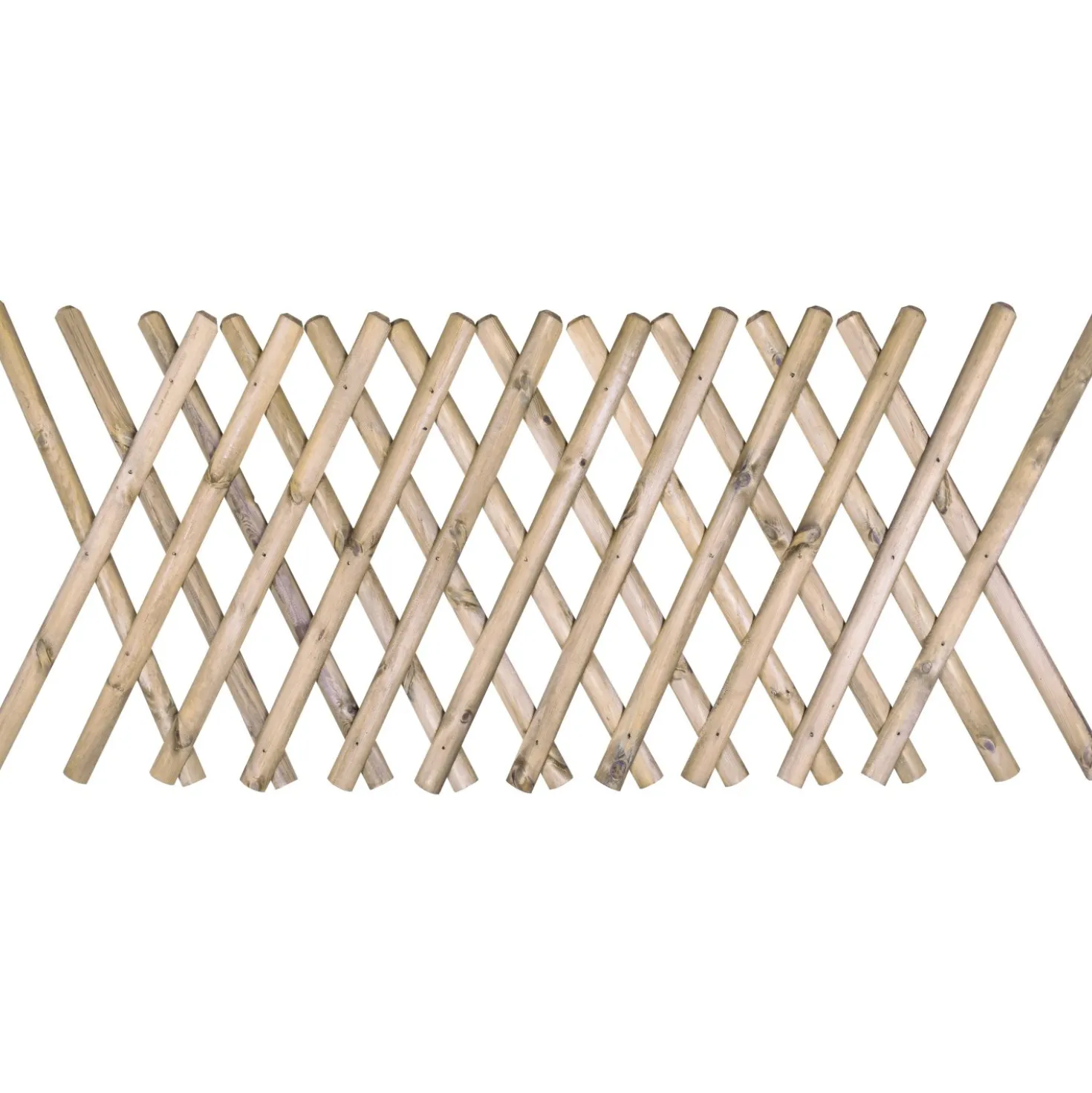 Recinzione incrociata in legno 80x250 cm