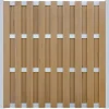 Recinzione WPC e alluminio frangivista 180x180 cm sabbia