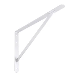 Reggimensola in acciaio 500x330x30x4 mm bianco opaco